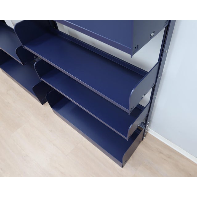 Congresso Modular Metal Bookcase from Lips Vago, 1970s, Set of 2 For Sale - Image 14 of 18