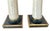 Pair of Tessellated Marble Faux Tusks on Brass and Faux Marble Bases For Sale - Image 10 of 12