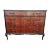 Mid-Century Modern Italian Wood & Brass Chest of 4 Drawers For Sale