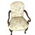 Pair of Georgian Revival Armchairs, Vintage Floral Upholstery For Sale In Philadelphia - Image 6 of 18