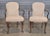Queen Anne Mid 20th Century Share Pair of Hickory Chair Queen Anne Style Upholstered Arm Chairs For Sale - Image 3 of 9