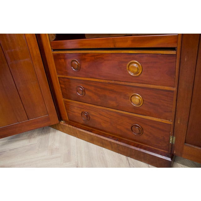 Antique Victorian Wardrobe in Mahogany, 1880s For Sale - Image 11 of 15