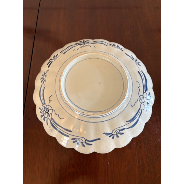 Mid 19th Century Antique Japanese Hand Painted Imari Plates, 1860s, Set of 2 For Sale - Image 5 of 14
