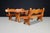 Wood Alpine Pine Dining Table and Benches, France, 1970s, Set of 3 For Sale - Image 7 of 18
