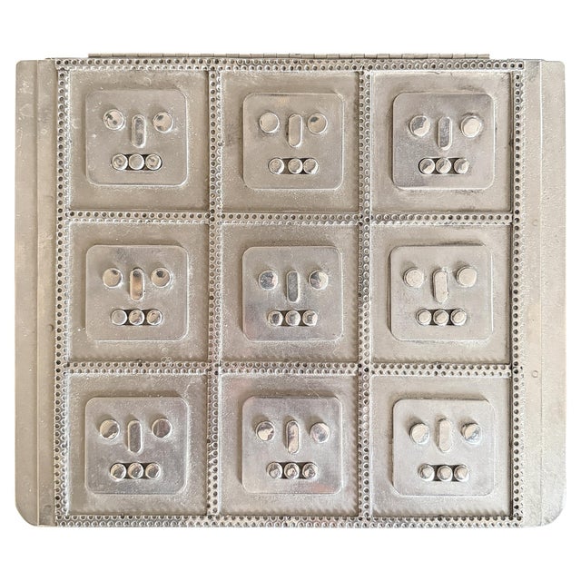 Vintage Stainless Steel Box by Stanley Szwarc For Sale - Image 9 of 16