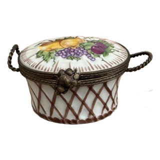 1920s Limoge Box From France For Sale