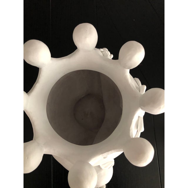 Contemporary Ceramic Vase by Artist Stefanie Boemhi For Sale - Image 9 of 11