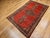 Vintage Malayer Area Rug, Hand-Knotted Wool, Geometric Tribal Pattern, 4x7, Terracotta & Navy For Sale - Image 14 of 18