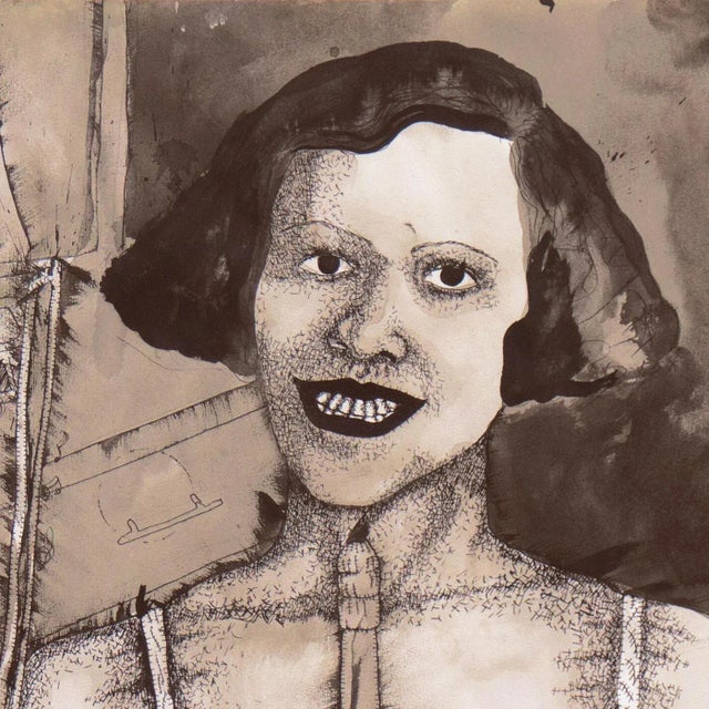 'Preparing for a Recital' by Patricia Torres, 1987, Woman Artist, Michoacán, Mexico City, San Francisco For Sale In Monterey, CA - Image 6 of 10