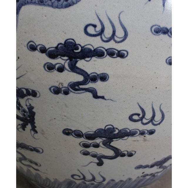 Large Chinese Ceramic Vase, 1950s For Sale - Image 13 of 18