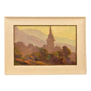 Landscape, Early 20th-Century, Oil on Canvas, Framed For Sale