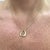 Tiffany & Co. Elsa Peretti 18k Yellow Gold 16mm Open Heart Pendant Necklace For Sale - Image 9 of 10