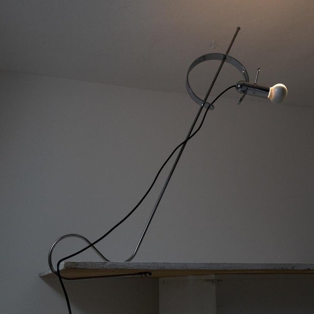 Chromed Table Lamp, 1970s For Sale - Image 11 of 16