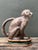 Vintage Glazed Ceramic Monkey Pitcher For Sale - Image 4 of 12