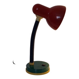 Vintage Table Lamp with Multicolored Metal and Plastic Stem by Honsel, 2002 For Sale