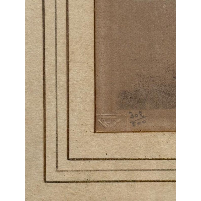 Louis Icart c.1920 Signed Parisian Art Deco Etching Print W Aquatint, "Place Vendôme", #302/500 W Blind Stamp, All Original For Sale In Philadelphia - Image 6 of 9