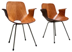 Set of Medea Armchairs by Vittorio Nobili for Fratelli Tagliabue, 1955