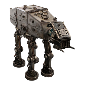 Star Wars inspired Imperial walker sculpture