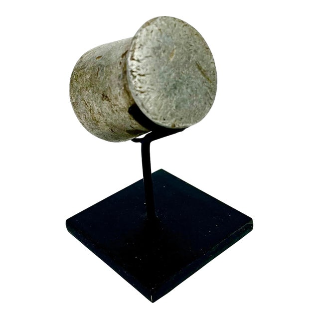 African Mounted Tribal Lip Ornament For Sale