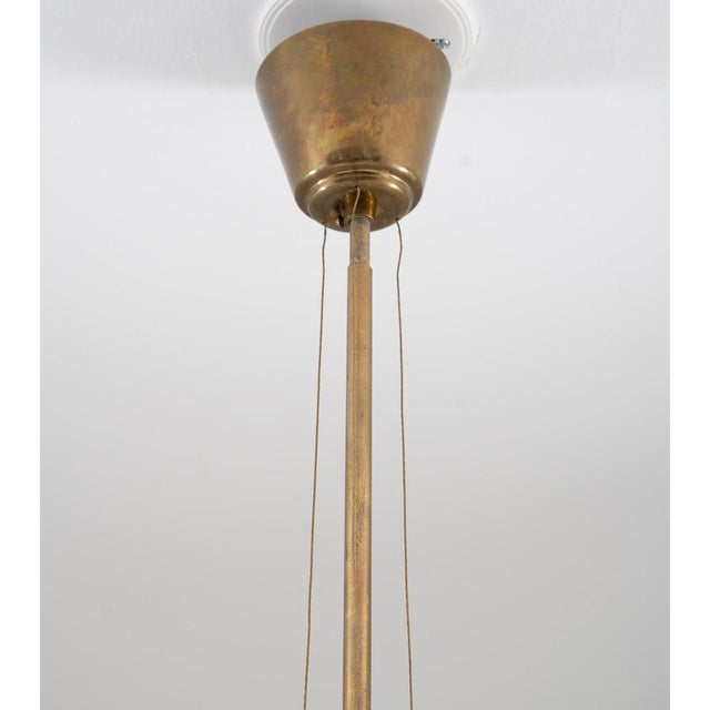 Swedish Modern Pendant by Harald Notini for Böhlmarks, 1940s For Sale - Image 11 of 15