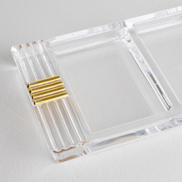 Christian Dior Paris Crystal Vide Poche Bowl, Ring Holder For Sale In Atlanta - Image 6 of 11