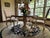 French Country Town & Country 60" Diameter Centre Table by Century Furniture With 22" Lazy Susan 1990s For Sale - Image 3 of 12