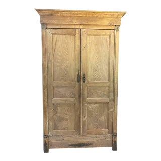 19th Century French Antique Walnut Armoire For Sale