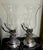 Carole Stupell 1950s Pair of Carole Stupell Stag Silverplate Hurricane Lamps For Sale - Image 4 of 13