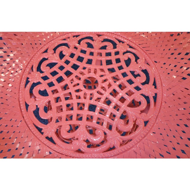 Vintage 1950s Swan-Themed Wrought Iron Patio Set – American Foundry, Attributed For Sale - Image 10 of 12