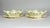 English Creamware Rococo Fruit Baskets and Stands, Pair, Pierced and Shell-Molded, Staffordshire or Yorkshire Circa...