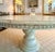 French Provincial Elegant French Provincial Round Pedestal Dining Table With Distressed European Finish For Sale - Image 3 of 9