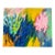 Large “Sand Stars” Abstract Expressionist Triptych by Nina Smith, 1985 – Original Signed Acrylic on Canvas Painting For Sale