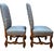 Pair of Louis XIII-style “Os De Mouton” Upholstered Side Chairs For Sale - Image 4 of 11