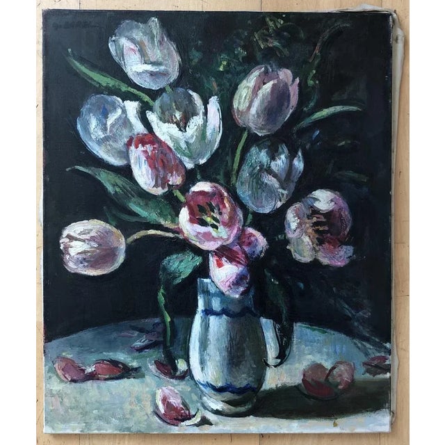 Genevan painter born in 1892. Died in 1943. This piece has an attribution mark, I am sure that it is completely authentic...