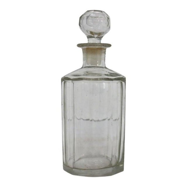 Four Vintage Dimiutive Cut & Pressed Glass Spirit Decanters C1940 For Sale - Image 15 of 18