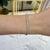 Silver Ladies 14k White Gold 4-Prong 3.20ct Diamond Petite Tennis Bracelet For Sale - Image 8 of 8