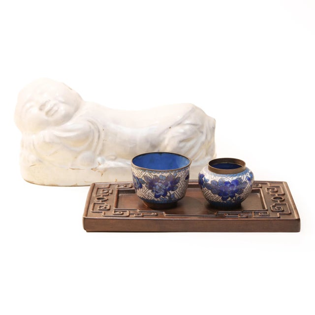 Asian Chinese Literati Tea Tray, circa 1900 For Sale - Image 3 of 7