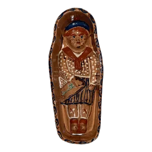 Vintage Alsace France Terra Cotta Pottery “Hansel” Food Mold