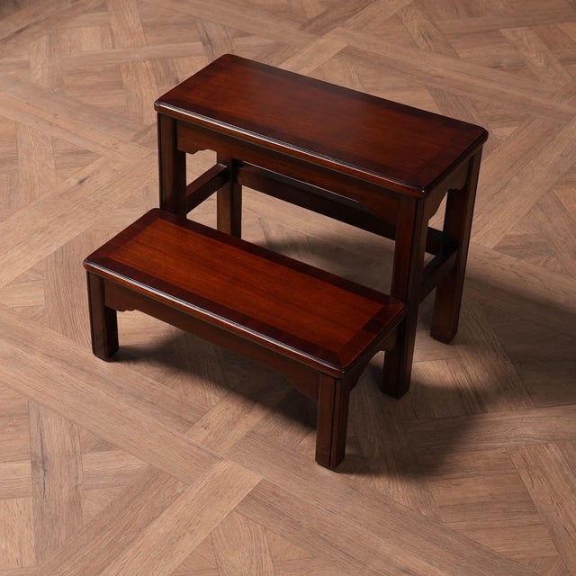 Niagara Furniture Mahogany Bed Step For Sale - Image 11 of 11