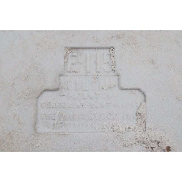 Vintage Recessed Fairfacts Co. White Ceramic Bathtub Soap Dish For Sale - Image 9 of 9