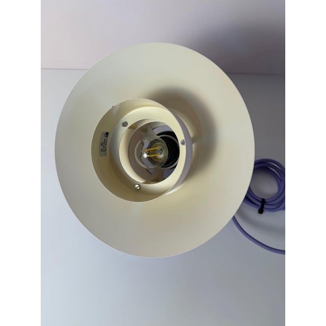 Type 776 Lilac Louvered Lamp from Horn For Sale - Image 4 of 11