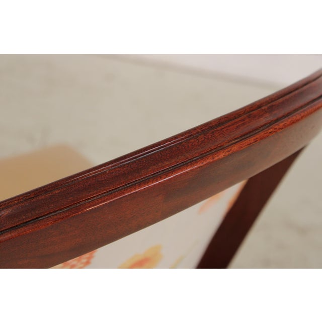 Set of 8 French Louis XVI Style Leather Dining Chairs For Sale - Image 15 of 18