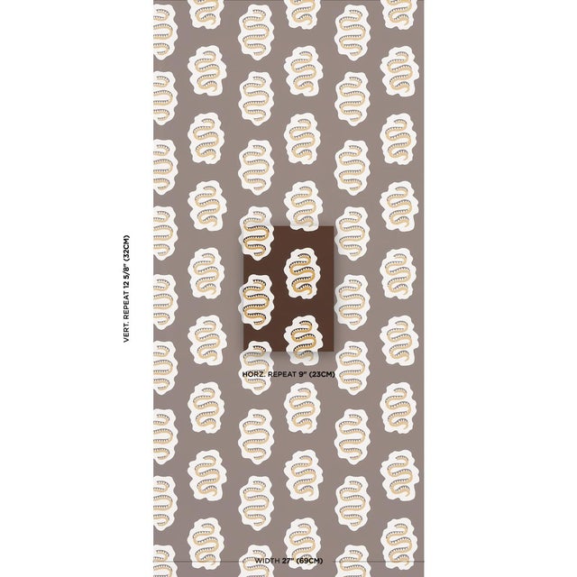 A fanciful pattern enlivened by writhing stylized snakes, Elsa has sophisticated and seductive charm. This playful mid-...