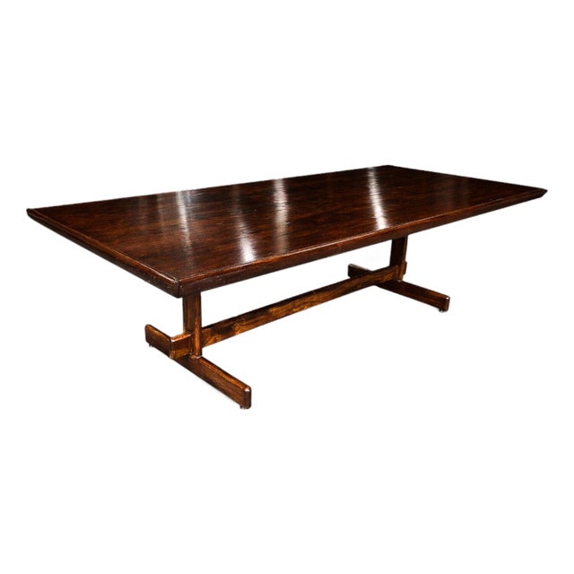 Brazilian Modern Dining Table in Rosewood by Jorge Jabour, 1960s – Lot 636A For Sale