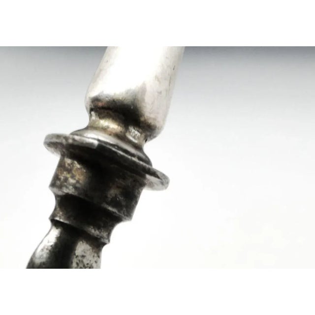 Postmodern Art Nouveau Silver Pate Knife, France, 1900s For Sale - Image 3 of 6