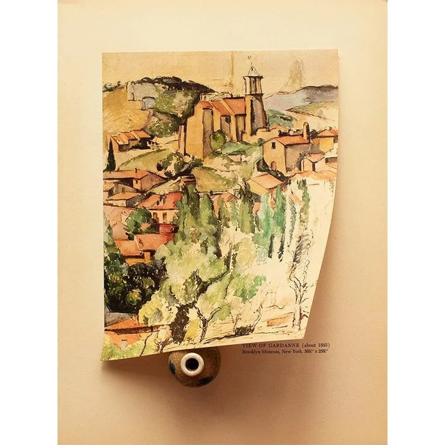 The School of Paris 1950s After Paul Cezanne "View of Gardanne" First Edition Vintage Full-Color Print For Sale - Image 3 of 8