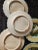 Ceramic Antique French Asparagus Barbotine Plate from Salins, 1900s, Set of 4 For Sale - Image 7 of 8
