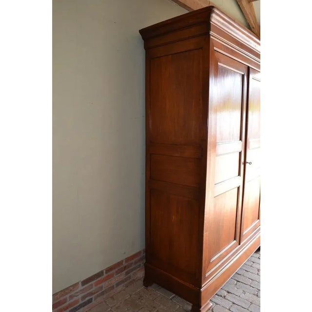 Louis Philippe Cabinet in Oak For Sale - Image 6 of 10