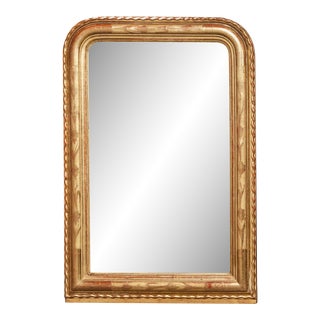 19th Century French Antique Large Gilt Mirror From Pierre Deux For Sale