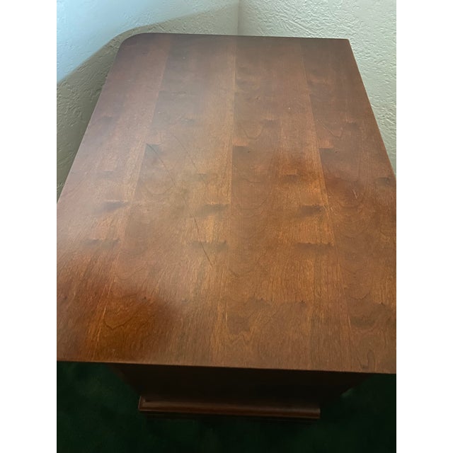 Wood Late 20th Century Lexington Chez Michelle Three Drawer Nightstand For Sale - Image 7 of 12